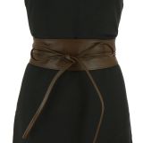 Ceinture femme Obi Cuir d'Italie, fabriqué en France, CASSIANE