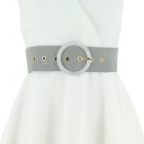 Ceinture femme Large en cuir suède fabriqué en FRANCE, ANETTE