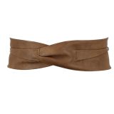 MICA large leatherette obi belt