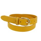 Women's belt in vegetable tanned bull leather, 3 cm wide, RIVOLI