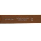 Women's belt in vegetable tanned bull leather, 3 cm wide, RIVOLI