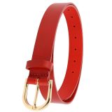 Ceinture femme en Cuir de Taureau à Tannage végétale, Ceinture femme de 3 cm de largeur, Ceinture pour jeans, pantalons, RIVOLI