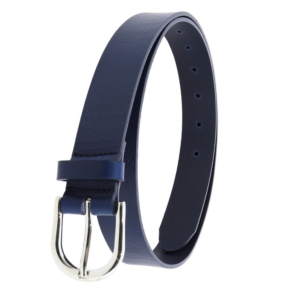 Ceinture femme en Cuir de Taureau à Tannage végétale, Ceinture femme de 3 cm de largeur, Ceinture pour jeans, pantalons, RIVOLI