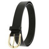 Ceinture femme en Cuir de Taureau à Tannage végétale, Ceinture femme de 3 cm de largeur, Ceinture pour jeans, pantalons, RIVOLI