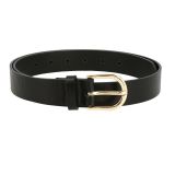 Women's belt in vegetable tanned bull leather, 3 cm wide, RIVOLI