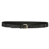 Women's belt in vegetable tanned bull leather, 3 cm wide, RIVOLI