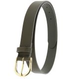 Ceinture femme en Cuir de Taureau à Tannage végétale, Ceinture femme de 3 cm de largeur, Ceinture pour jeans, pantalons, RIVOLI