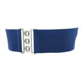 Ceinture femme élastique large à boucle 3 boutons, GLORIA Fabriqué en France