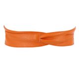 MICA large leatherette obi belt