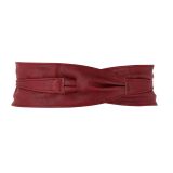 Cinturón de Mujer Obi Ancha de Cuero sintética, MICA