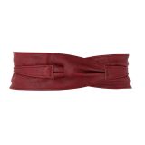 MICA large leatherette obi belt