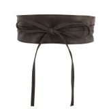 MICA large leatherette obi belt