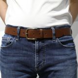 Easily adjustable Men's Leather Belt, Made in FRANCE, PELLAND