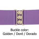 Wide Waist Elasticated Woman Belt, GLORIA Made in France