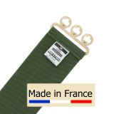 Ceinture femme élastique large à boucle 3 boutons, GLORIA Fabriqué en France