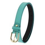 Women genuine Italian leather belt LUNA, Made in France