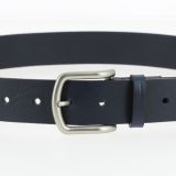 Vegetable tanned bull leather belt, for women and men, ALFONSA