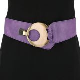 Ceinture large femme boucle ronde croisé VANESSA