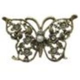 Bague fantaisie, papillon strass XL Bronze Bronze - 1990-5885