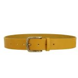 Vegetable tanned bull leather belt, for women and men, ALFONSA