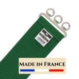 Ceinture femme élastique large à boucle 3 boutons, GLORIA Fabriqué en France