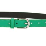 Women genuine Italian leather belt LUNA, Made in France