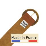 Cintura da donna in pelle italiana, ESTIENNE, Prodotto in Francia