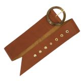 Wide Women's Belt in Full Grain Leather made in FRANCE, ESTIENNE