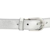 Women genuine Italian leather belt LUNA, Made in France