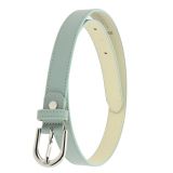 Women genuine Italian leather belt LUNA, Made in France