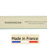 Ceinture pour femme en Cuir Italien, LUNA, Fabriqué en France