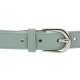 Women genuine Italian leather belt LUNA, Made in France