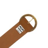 Women genuine Italian Suede Leather Belt, ANETTE, Made in France