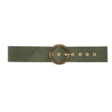 Ceinture femme Large en cuir suède fabriqué en FRANCE, ANETTE