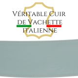 Ceinture femme Obi Cuir d'Italie, fabriqué en France, CASSIANE