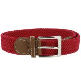 Ceinture élastique tressé et Cuir pour homme et femme, PERDERSEN