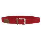 Ceinture élastique tressé et Cuir pour homme et femme, PERDERSEN