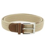 Ceinture élastique tressé et Cuir pour homme et femme, PERDERSEN