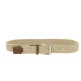 Ceinture élastique tressé et Cuir pour homme et femme, PERDERSEN