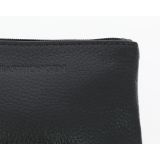 Leather double zip wallet Brown - 10340-38435