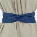 Ceinture femme Obi Cuir d'Italie, fabriqué en France, CASSIANE