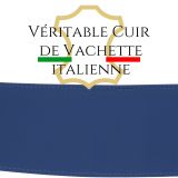 Ceinture femme Obi Cuir d'Italie, fabriqué en France, CASSIANE