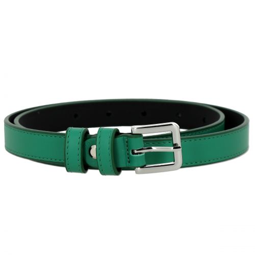 Ceinture femme 2 cm Véritable CUIR ITALIEN, LINDA