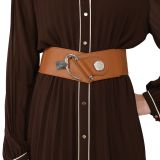 Ceinture femme élastique Cuir de Vachette, DARLENE