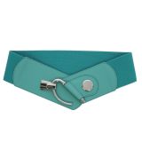 Cintura elastica da donna in Vera Pelle di Vacchetta, DARLENE