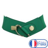 Cintura elastica da donna in Vera Pelle di Vacchetta, DARLENE