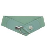 Cintura elastica da donna in Vera Pelle di Vacchetta, DARLENE