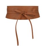 MICA large leatherette obi belt