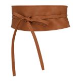 MICA large leatherette obi belt