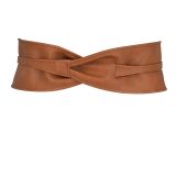 MICA large leatherette obi belt